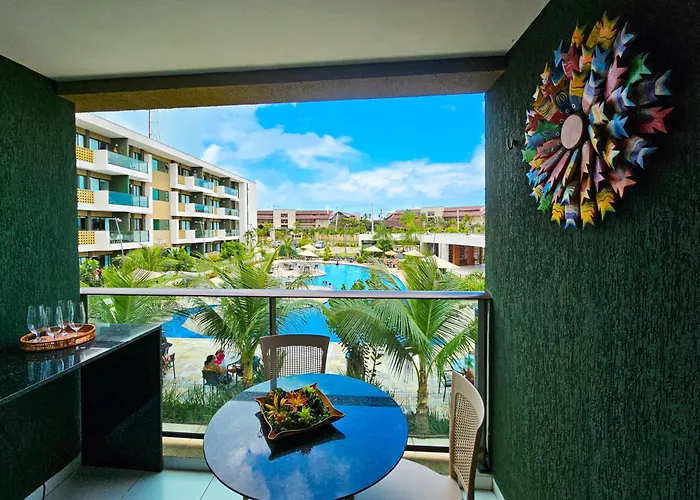 Mana Beach Top - Vista Piscina, 2Qts, Poucos Metros da Praia-Muro Alto